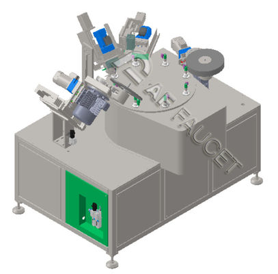 RTAF-RB0408-4-Spindles 8 stazioni spazzolatrice per piccole parti CNC Wire Drawing Machine