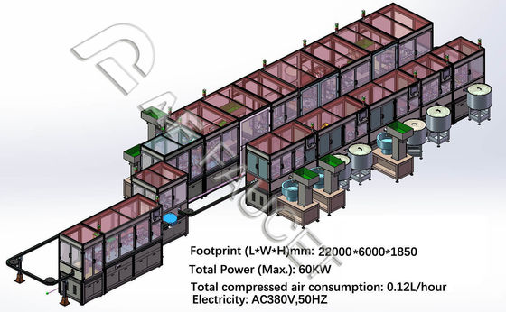 RTAF-CA001-HF- Linea di assemblaggio completamente automatica