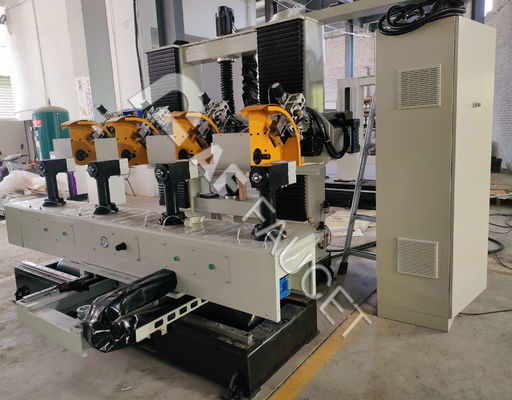 RTAF-AP04-CNC macchina automatica per lucidare i metalli, macchina per lucidare le ruote dei mop a 4 stazioni, macchina per lucidare il manico della porta