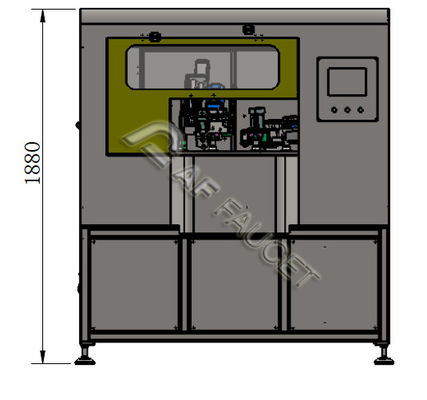 RTAF-RB0408-4-Spindles 8 stazioni spazzolatrice per piccole parti CNC Wire Drawing Machine
