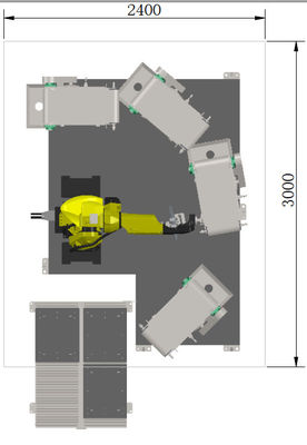 RTAF-FG04-mixer a parete macchina di rettifica piatta macchina di rettifica del rubinetto, rubinetti di ottone robot macchina di rettifica CNC