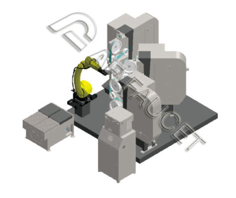 Macchina di lucidatura automatica del rubinetto con PLC